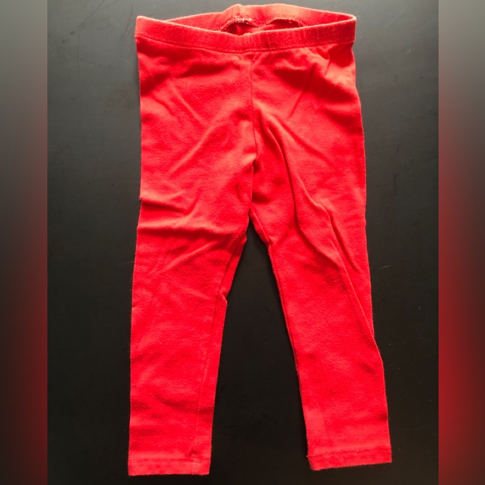 Cat & Jack Bright Red 2T Leggings